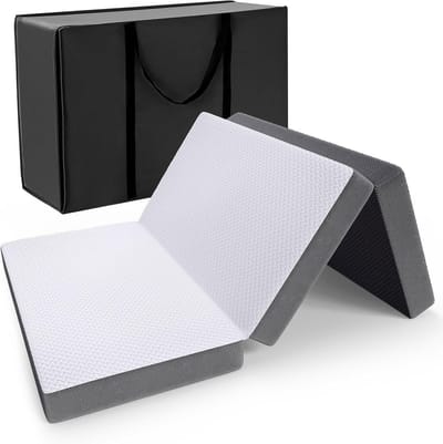 Vouwmatras 120 x 200 x 10 cm - Zacht en Comfortabel voor Kamperen, Vloer en Reizen