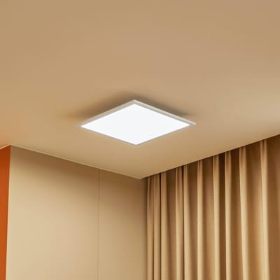 Lindby LED paneel Lamin, wit, 40 cm, CCT, dimbaar, afstandsbediening
