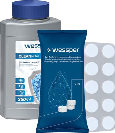 Ontkalker + reinigingstabletten voor Philips, Jura, Delonghi, Senseo, Saeco, Nespresso, Miele