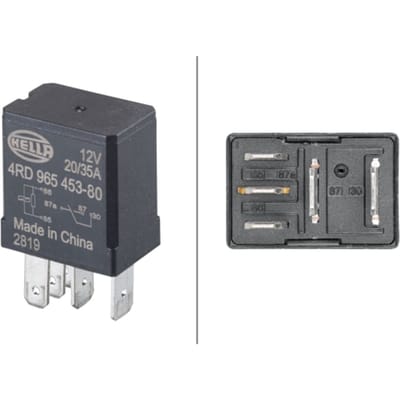 Relais, niveaureguliering Original HELLA 4RD 965 453-801