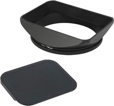 72mm Vierkante Rectangular Metaal Schroef-in Lenskap met Dop voor Canon, Nikon, Sony, Fujifilm en Olympus Lenzen met 72mm Filterdraad