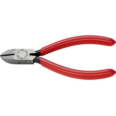 Knipex 76 01 125 Elektronica en fijnmechanica Zijkniptang Met facet 125 mm