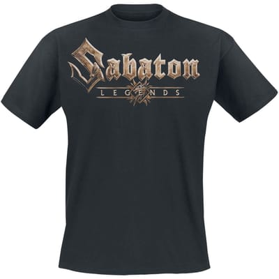 Sabaton T-shirt - Logo - S tot 4XL - voor Mannen - zwart