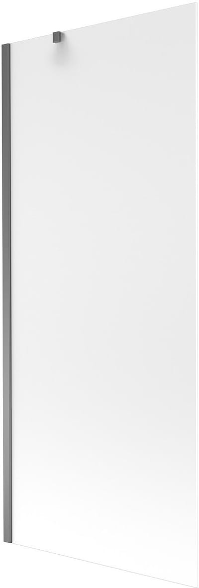 Mexen Next 1-delig badscherm 80 x 150 , mat, gunmetal - 895-080-000-00-30-95