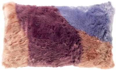 Dutch Decor CLIO - kussenhoes 30x50 cm - bontlook - Dusky Orchid - paars - met rits - zonder binnenkussen