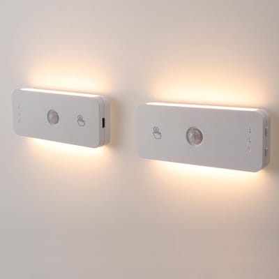 Oplaadbare LED Nachtlampjes met PIR Bewegingssensor (2 Stuks)