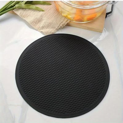 Magnetron Oven Siliconen Mat Honingraatvormige Matten Ronde Hittebestendige Pad Keuken Afwas Placemat Anti-broei Aanrechtmatten