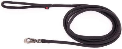 Hondenriem Nylon - Leiband Hond - Veilig Uitlaten - Duurzaam Rond Nylon - 3 Meter - Zwart