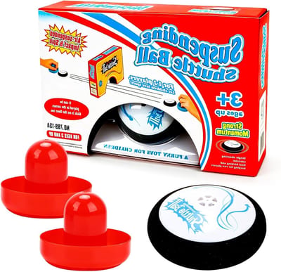 Mini Airhockey Tafelspel met 2 Pucks en Rackets, Draagbare Set voor Volwassenen en Kinderen, Perfect voor Spelletjesavonden