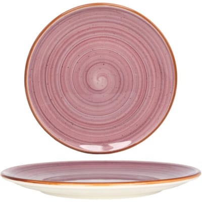 Bonna Dessertbord - Aura Blackberry - Porselein - 23 cm - set van 6