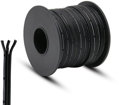 Elektrische Kabel - Stroomdraad Koper - Elektronica Reparatie - Hoge Temperatuur Bestendig - 6 Meter - Zwart