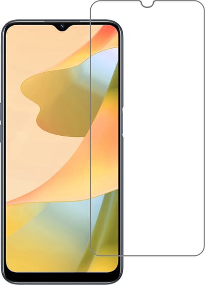 Screenprotector - Geschikt voor OPPO A16s - Extra Sterk - Gehard Glas - Beschermglas - Tempered Glass - Screen Protector