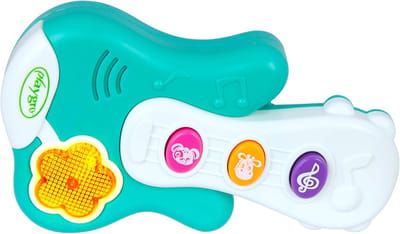 Interactieve Muzikale Speelgoedgitaar voor Baby's met Lichtjes en Melodieën - Vanaf 9 Maanden