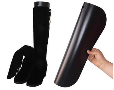 Upstore 2 Pairs Zwarte Plastic Schoensteunen voor Laarzen - Ondersteuning en Vormbehoud