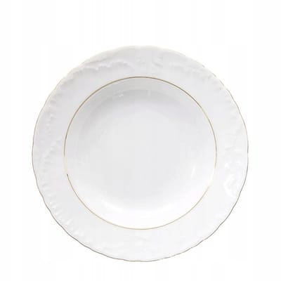 Ćmielów Rococo Diepe Borden 22,5 cm - Gouden Rand