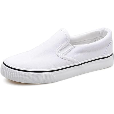 Platte zool Laag uitgesneden Canvas Schoenen Casual Comfortabel Modieus Ademend Lichtgewicht Minimalistisch Boardschoenen met één voet 39 white