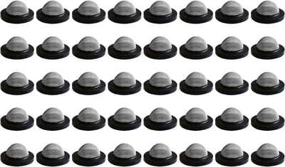 40 Pack Slang Seal Filter Net Douchekop Prefilter - RVS Seal Rubber Washers met Filter Grid voor 5/8 Inch Douchekop en 3/4 Inch Tuinslang Connector