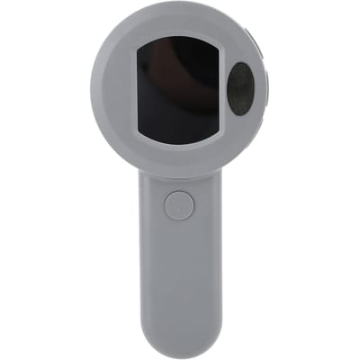 Loupe numérique 50X avec 2 modes d'éclairage, écran IPS 2 pouces, loupe portable pour bijoux grise