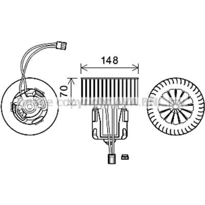 Interieurventilator AVA COOLING BW8540
