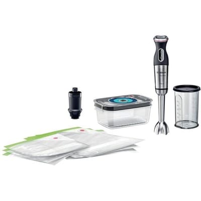 Bosch MaxoMixx MS8CM61V1 - Staafmixer - 1000W - Inclusief vacuüm accessoires - RVS