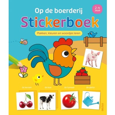 Deltas Op de boerderij Stickerboek