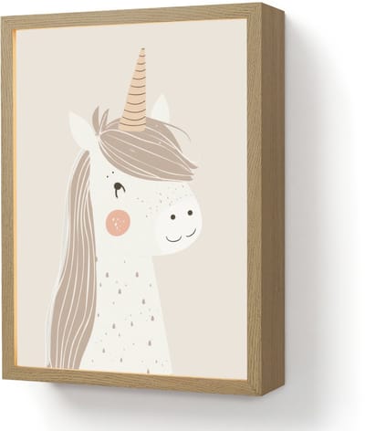 Nachtlampje 30x40 cm - Kinder lamp - Eenhoorn - Pastel kleuren - Unicorn - Tafellamp kinderkamer draadloos - Slaapkamer lampje - Bedlamp kinderen - Kinderlampje - Wandlamp babykamer - Nachtlampjes