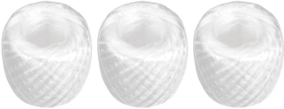 Dailygoods- Polyester Touw 150m - Nylon Touw - Huishoudelijk Gebruik - DIY - Gebundelde Verpakking - Wit