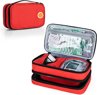 Insuline Koeltas - Diabetes Koeltas - Diabetes Tas - Rood