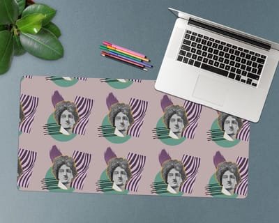 Coloray Bureau Onderlegger - Minimalistische beeldhouwkunst Bureau Mat - 90 cm x 45 cm - Veelkleurig Bureau Onderlegger - Bureaumat - Onderlegger Bureau - Bureau Onderlegger Groot - Bureau Onderlegger XXL