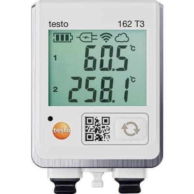 testo 0572 1623 162 T3 Temperatuur datalogger Te meten grootheid Temperatuur -195 tot 1350 °C Incl. wandhouder