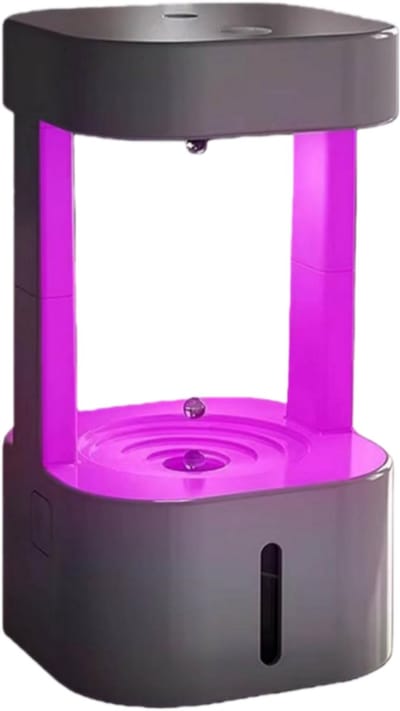 longziming -Air Humidifier - Aromatherapie Diffuser - 580 Ml Capaciteit Met Geavanceerde Vernevelingstechnologie En Anti-Zwaartekrachtontwerp - 1 Stuk - Voor Slaapkamer Of Kantoor
