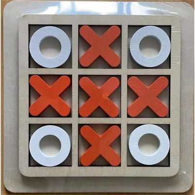 1pc Xo Tic Tac Toe Enfants Jeu de Société Parent-enfant Interactif Logique Réflexion Amusant Jeu Enfants Puzzle Jouets Jeu Cadeau