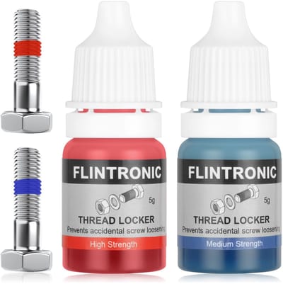 Allecto - Remnet Lijm - 10 ml Medium Sterkte - Corrosiebestendig en Vibration Proof - Perfect voor Diverse Toepassingen - Sterk en Betrouwbaar - Ge...