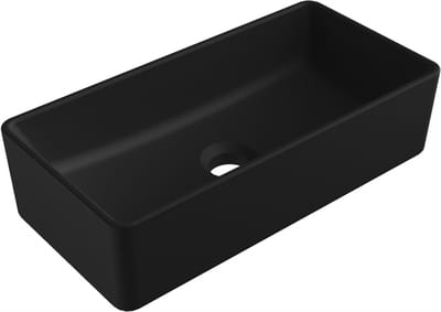 Mexen Nadia opbouwwastafel 46 x 23 cm, zwarte mat - 21614685