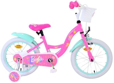 Barbie Kinderfiets - Meisjes - 16 inch - Roze - Twee handremmen