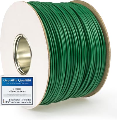 Robotmaaier Kabel - Omheining Draad - Gazon Onderhoud - Tinned Aluminium - 25 Meter - Zwart