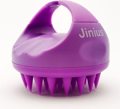 Scalp Massager - Massage Borstel Hoofdhuid - Brush - Siliconen Haarbostel - Paars - Massage - Stress Vrij - Gezonde Hoofdhuid - Verminder Van Roos - Roosvrij - Gezond Haar