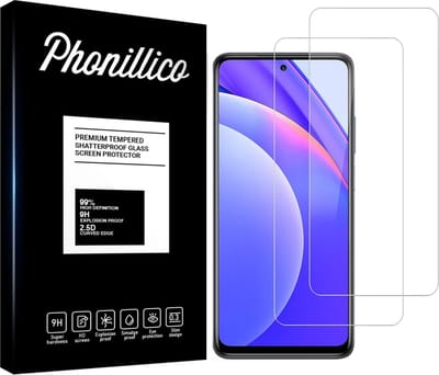 Screenprotector voor Xiaomi Mi 10T Lite 5G - 2 stuks Beschermglas van glas Transparante glazen schermbeschermfolie