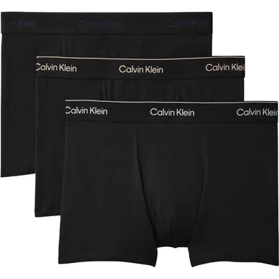 regular fit trunks van katoenmix in set van 3