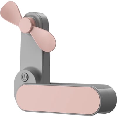 Draagbare Opvouwbare Hand Ventilator, USB Portable Hand Fan met 2 Snelheden, 1000mAh Batterijgevoede USB Mini Bureau Ventilator&12u Uithoudingsvermogen, Mini Fan/voor Thuiskantoor, Reizen, Buiten