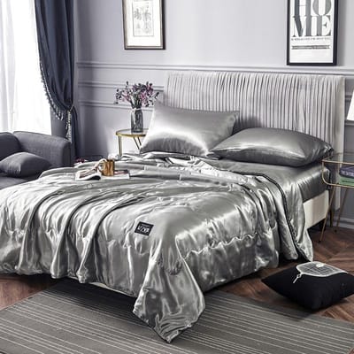 Luxe Zomer Koel Dekbed IJszijde Airconditioning Dekbed Eenpersoons Tweepersoons Dun Deken Beddengoed Queen Size Dekbedden Festonsteek 150x200cm