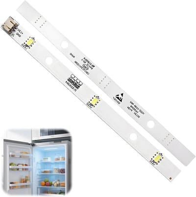 2 stuks LED lichtstripverlichting voor koelkasten, helder koudwit, energiezuinig, vervangende onderdelen voor E349766 en MDDZ-162A modellen