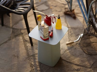 Vitra - Metal Side Table Outdoor - diepzwart - L