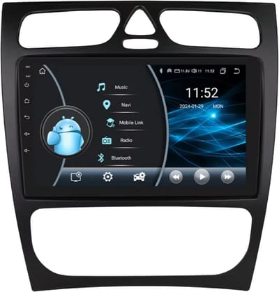 Autoradio - Voor Mercedes Benz C Klasse, CLK Klasse (W203, W209, S203, A209, W168) - Intelligente systemen met CarPlay, Android Auto, GPS -