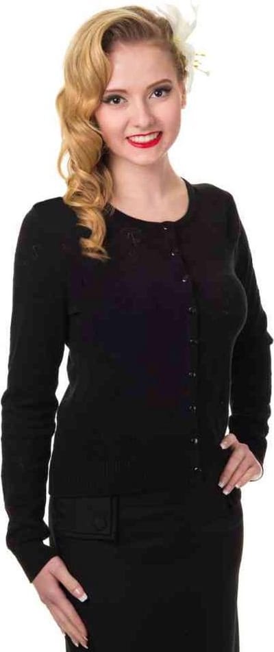 Dancing Days - GODDESS Cardigan - S - Zwart