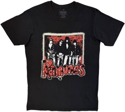 Ramones - Graffiti Heren Tshirt - S - Zwart