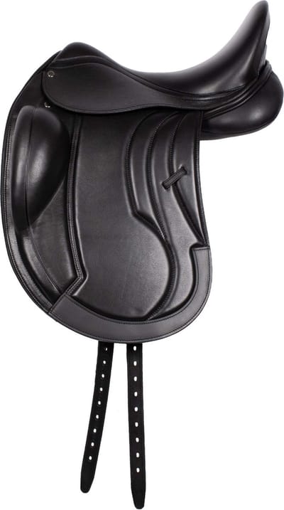 Rossner Burlington Dressuur Zadel - Maat: 17 - Zwart - Polyamide