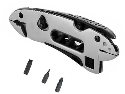 Dailygoods- Multitool Draagbaar - Verstelbare Tang - Roestvrij Staal - Multifunctioneel - Nooduitrusting - Geschikt voor Kamperen - Multifunctioneel Gereedschap
