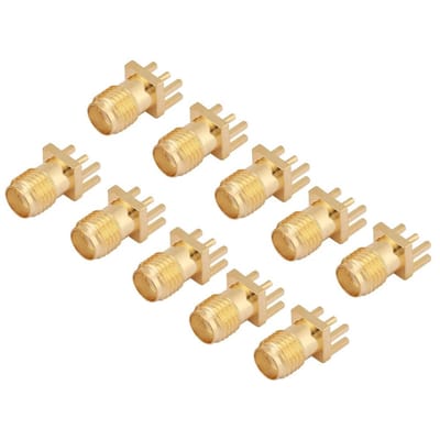 Store_9 plug - 50 Ohm - Duurzaam en betrouwbaar - Goud - RF Connector - Ideaal voor draadloze apparaten - 10 sets