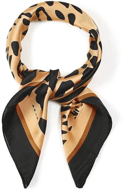 Zomersjaals met dierenprint, casual, polyester, dagelijkse accessoires Bruin